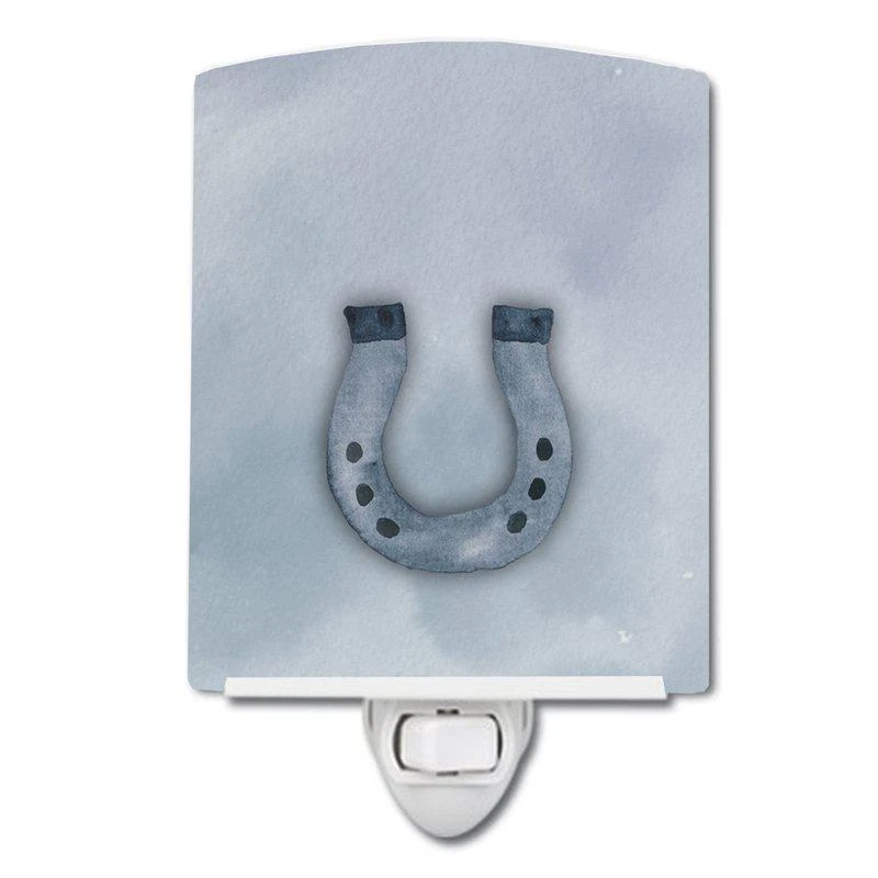 商品Caroline's Treasures|Horseshoe Watercolor Ceramic Night Light,价格¥204,第1张图片