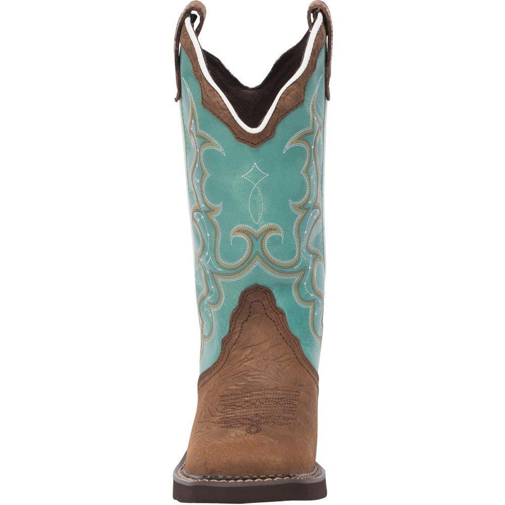 商品Justin Boots|Raya Embroidery Square Toe Cowboy Boots,价格¥1042,第7张图片详细描述