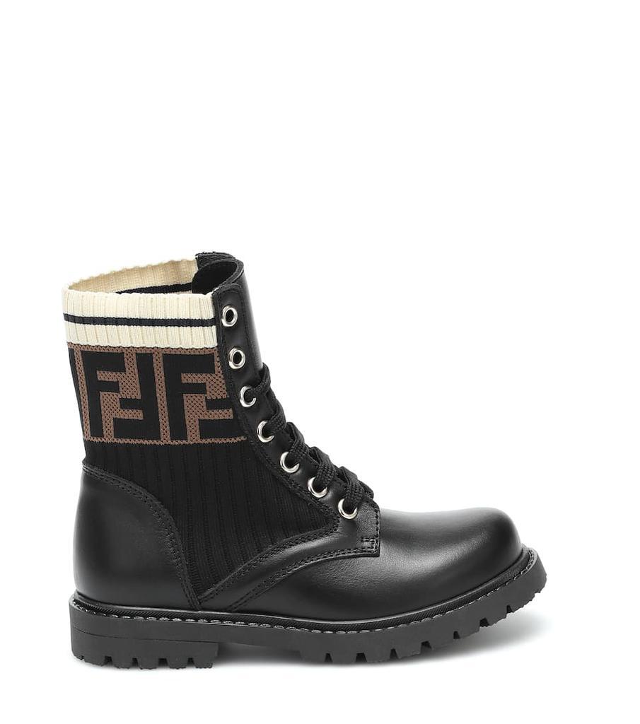商品Fendi|Leather ankle boots,价格¥3421-¥3772,第6张图片详细描述