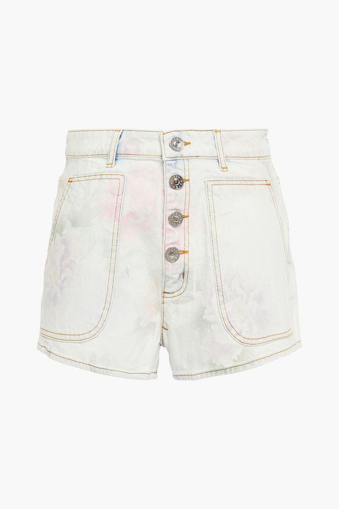 商品Sandro|Flow floral-print denim shorts,价格¥312,第1张图片