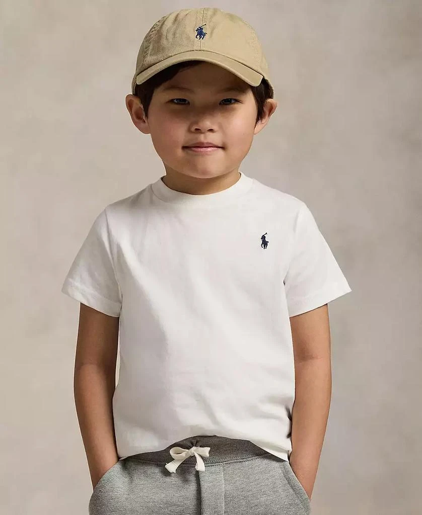 商品Ralph Lauren|Toddler & Little Boys Cotton Cotton Jersey T-Shirt,价格¥158,第1张图片