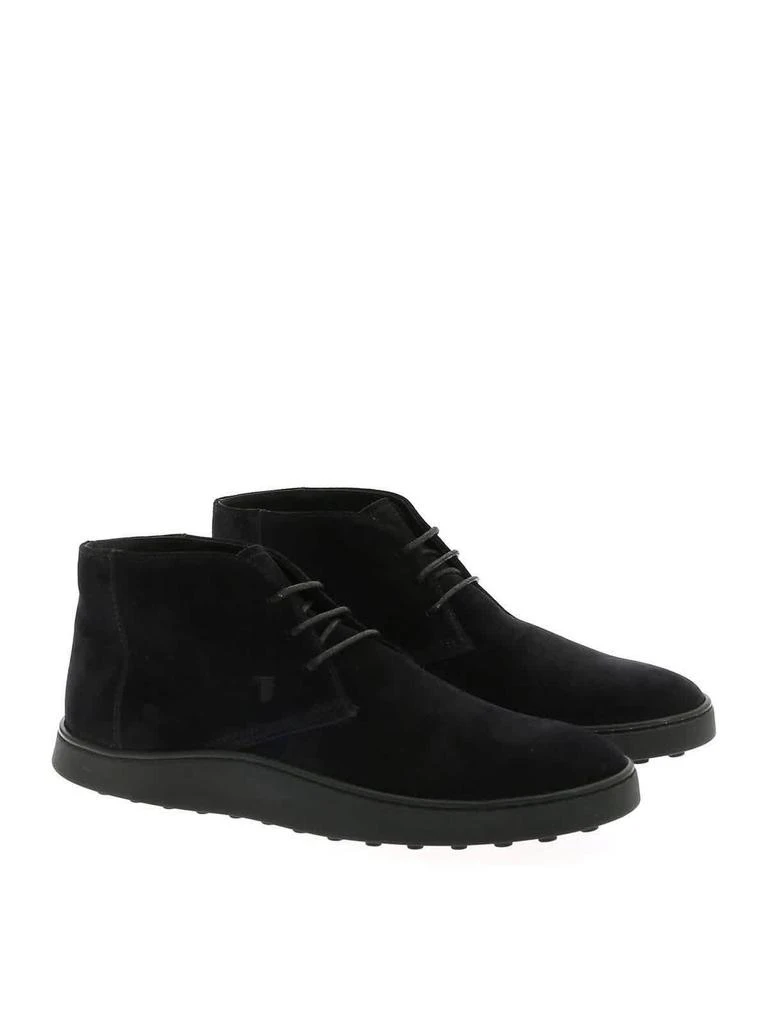商品Tod's|Men's Black Suede Desert Boots With Box Rubber Sole,价格¥2404,第2张图片详细描述