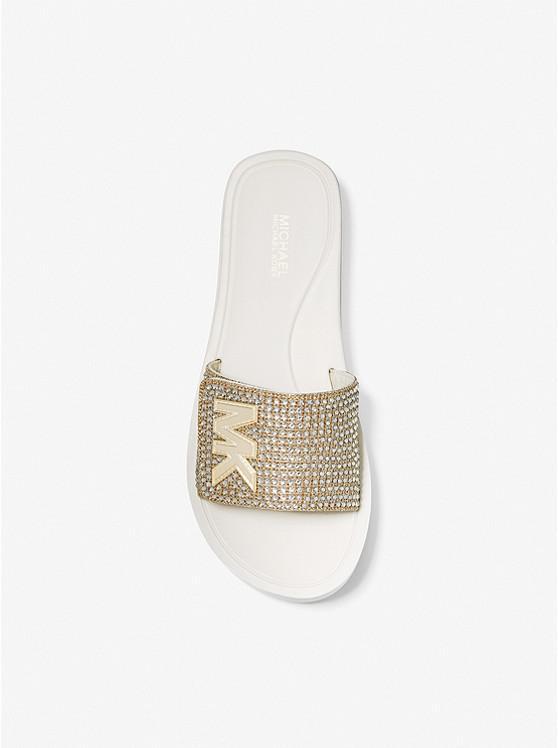 商品Michael Kors|Embellished Platform Slide Sandal,价格¥437,第5张图片详细描述