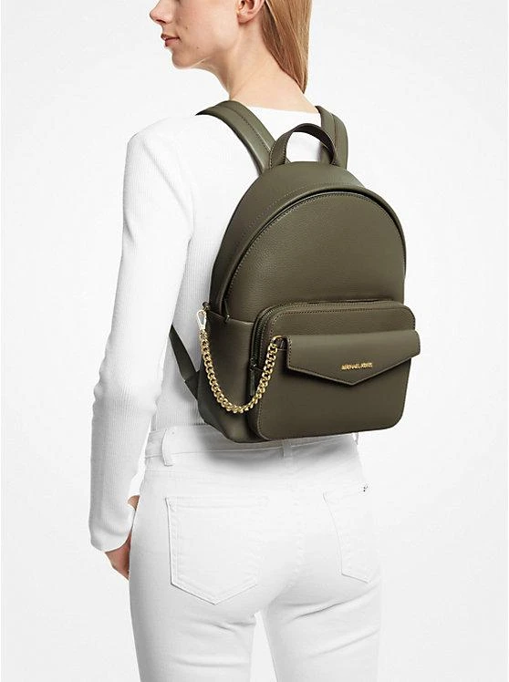 商品Michael Kors|Maisie Medium Pebbled Leather 2-in-1 Backpack,价格¥1342,第4张图片详细描述