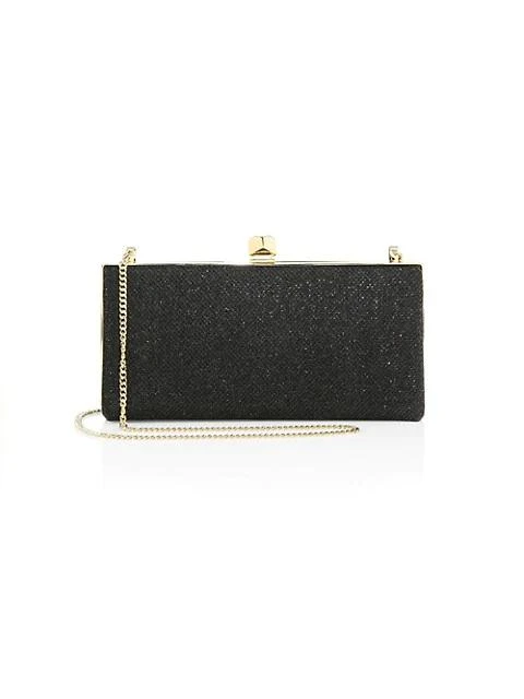 商品Jimmy Choo|Celeste Glitter Box Clutch,价格¥2268,第1张图片