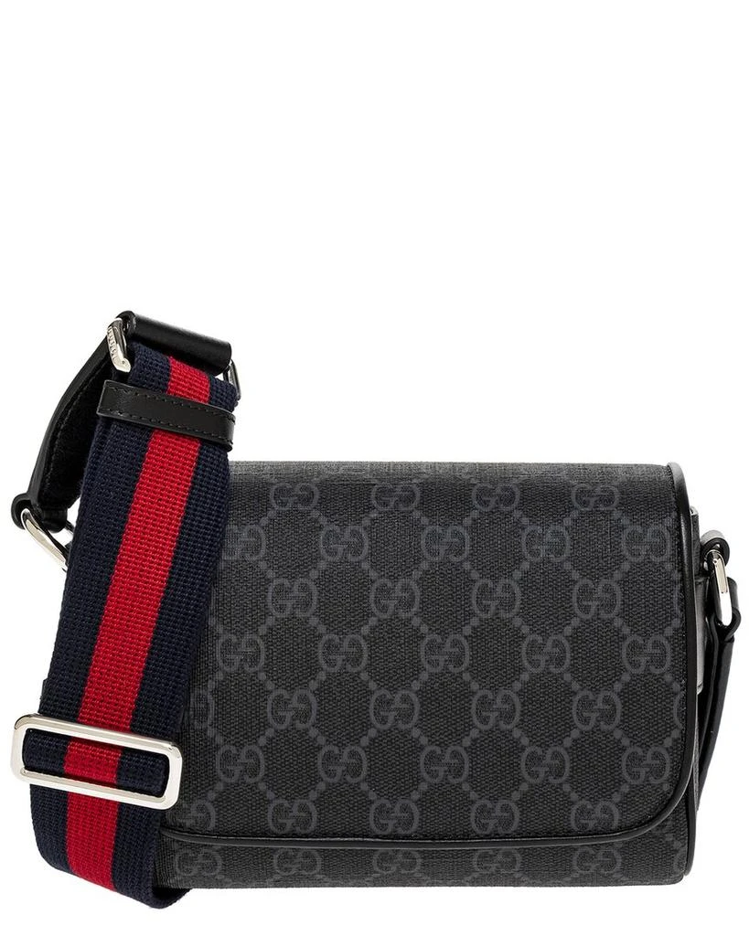 商品Gucci|GG Super Mini GG Supreme Canvas & Leather Crossbody,价格¥9781,第1张图片