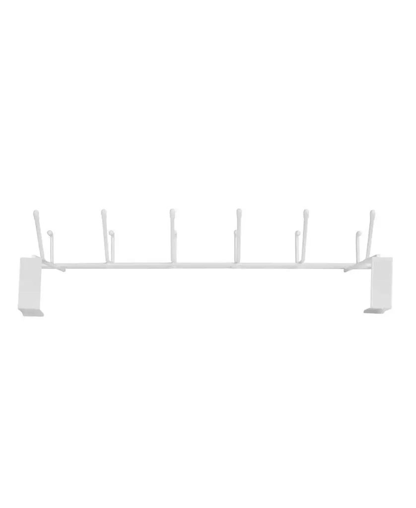 商品Spectrum|Over The Door 6-Double Hook Rack,价格¥147,第4张图片详细描述