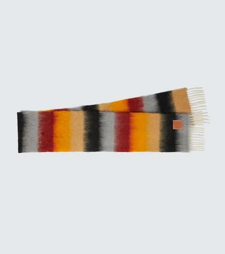 商品Loewe|Mohair-blend striped scarf,价格¥2298,第1张图片