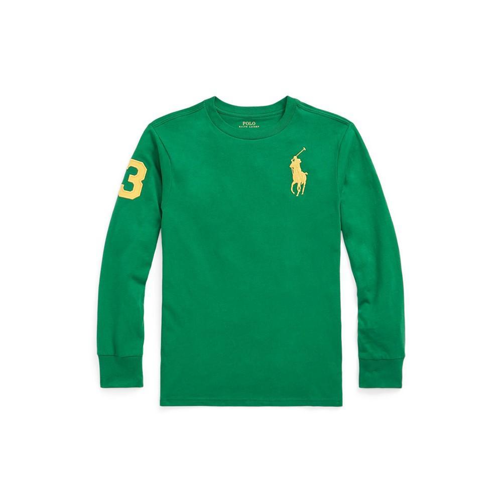 商品Ralph Lauren|Big Boys Big Pony Cotton Jersey T-shirt,价格¥203,第1张图片