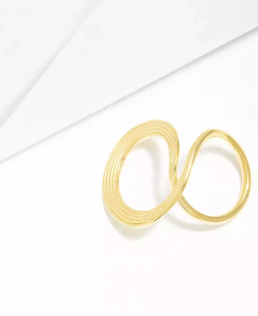 商品Nectar Nectar New York|18K Gold Plated Ocho Statement Ring,价格¥729,第2张图片详细描述