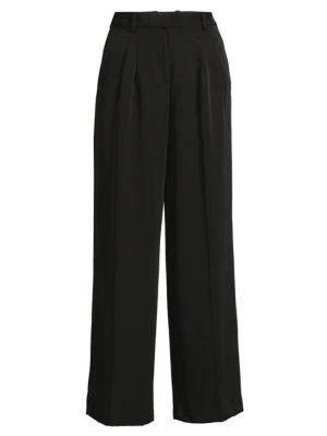 商品Calvin Klein|Pleated Wide Leg Pants,价格¥160,第3张图片详细描述