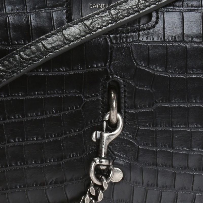 YSL 圣罗兰 女士黑色链条装饰手提单肩包 486638-DZE0D-1000 商品