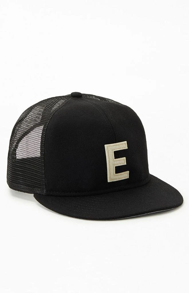 商品Essentials|x New Era Black Mesh 59Fifty Fitted Hat,价格¥538,第1张图片