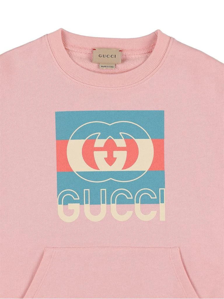 商品Gucci|Logo Printed Cotton Sweatshirt,价格¥3096,第1张图片