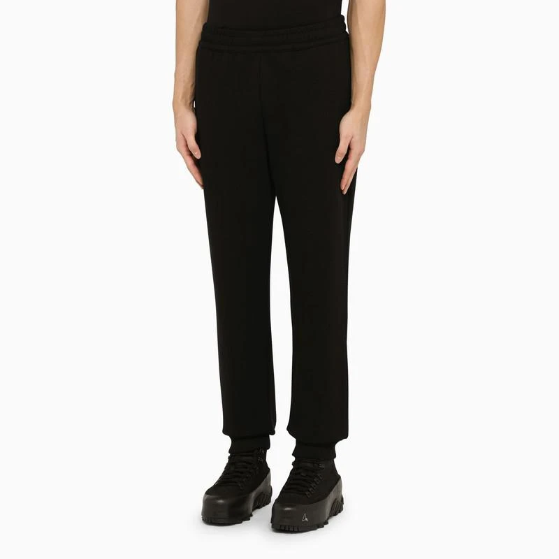 商品Burberry|Black cotton jogging trousers,价格¥2222,第3张图片详细描述