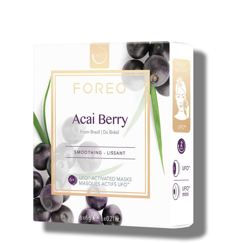 商品Foreo|FOREO Acai Berry UFO/UFO Mini Firming Face Mask for Ageing Skin (6 Pack),价格¥166,第1张图片