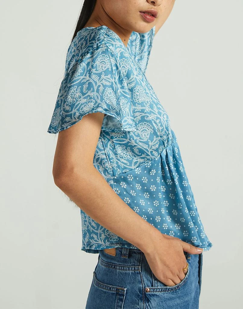 商品Madewell|Madewell x Reistor V-Neck Shirt,价格¥476,第2张图片详细描述