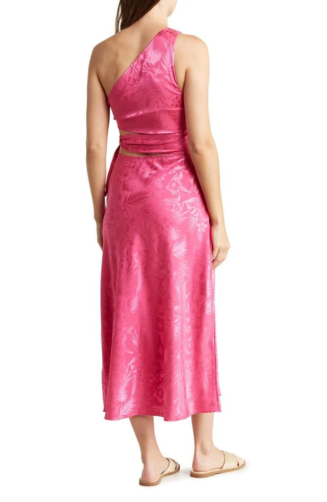 商品Wayf|Tropical One-Shoulder Knotted Midi Dress,价格¥305,第2张图片详细描述