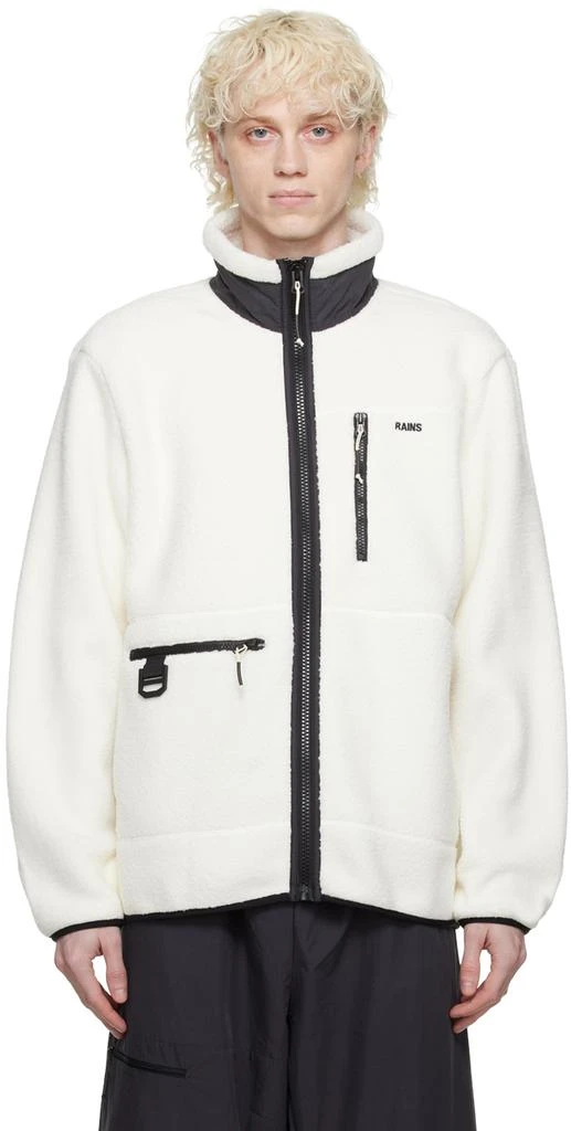 商品RAINS|White Zip Jacket,价格¥879,第1张图片