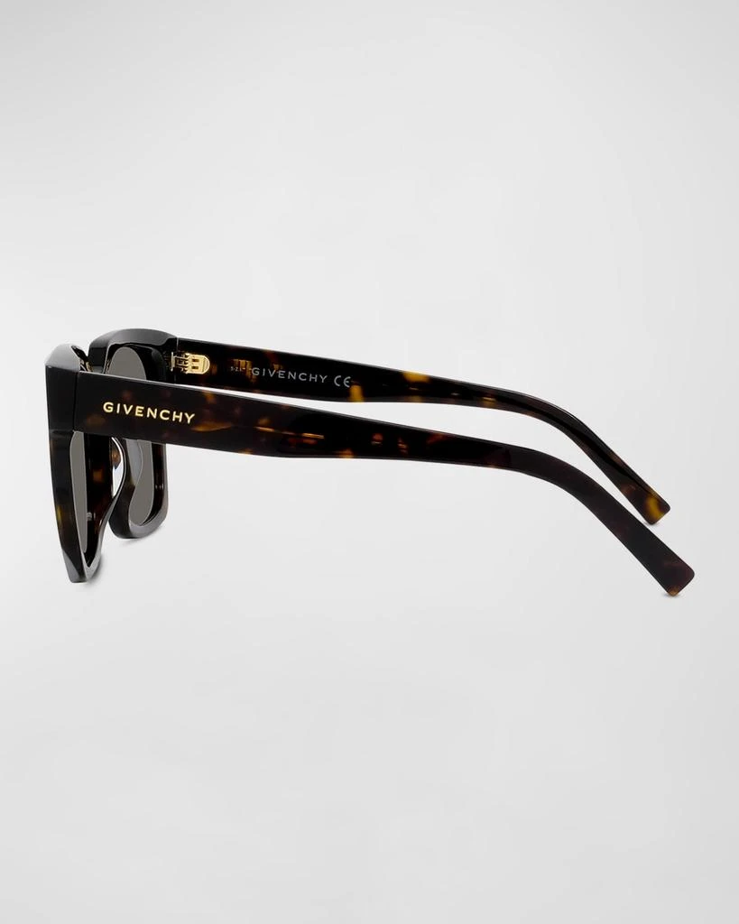 商品Givenchy|Unisex Temple-Logo Beveled Square Sunglasses,价格¥1952,第2张图片详细描述