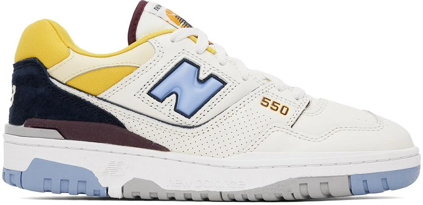 商品New Balance|White BB550 Sneakers,价格¥759,第1张图片