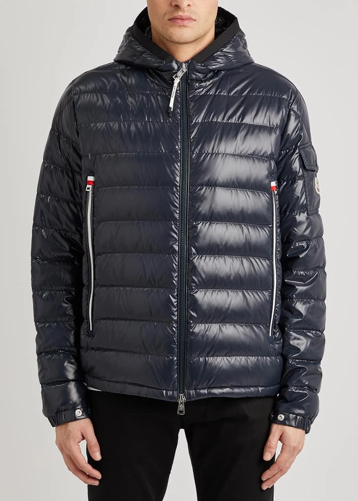 商品Moncler|Galion navy hooded quilted shell jacket,价格¥8915,第2张图片详细描述