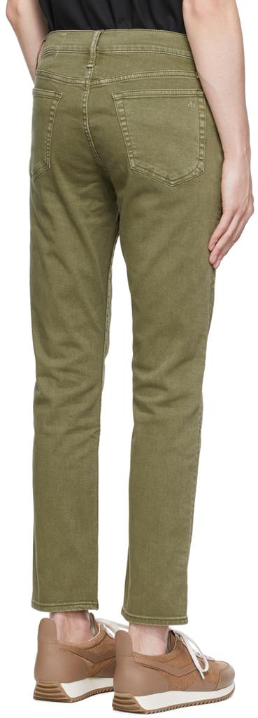 绿色 Slim 牛仔裤商品第3张图片规格展示