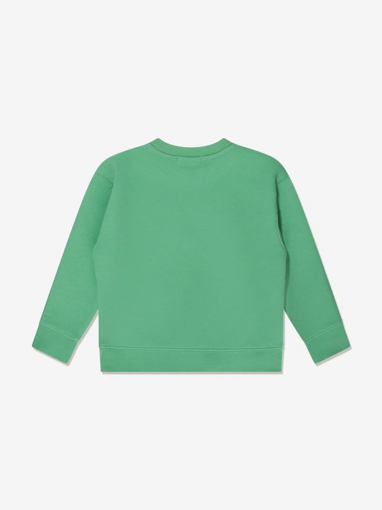 商品Calvin Klein|Calvin Klein Boys Interlock Pique Sweatshirt in Green,价格¥388,第2张图片详细描述