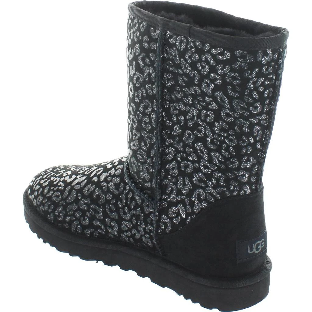 商品UGG|Ugg Women's Sheepskin Classic Short Metallic Snow Leopard Mid-Calf Boot,价格¥501,第5张图片详细描述