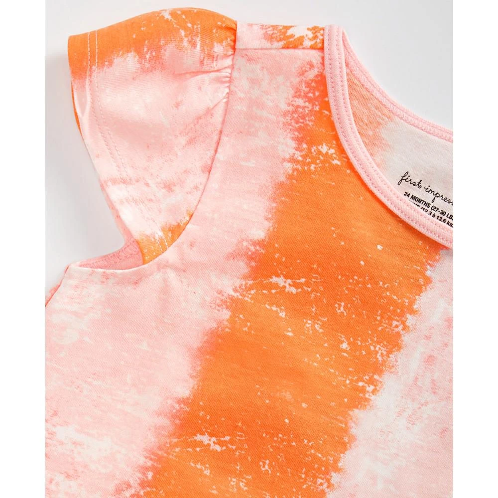 商品First Impressions|Baby Girls Tropical Smudge T-Shirt, Created for Macy's,价格¥15,第3张图片详细描述