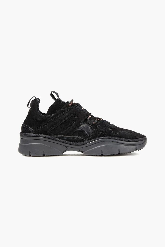 商品Isabel Marant|Kindsay leather-trimmed suede sneakers,价格¥879,第1张图片