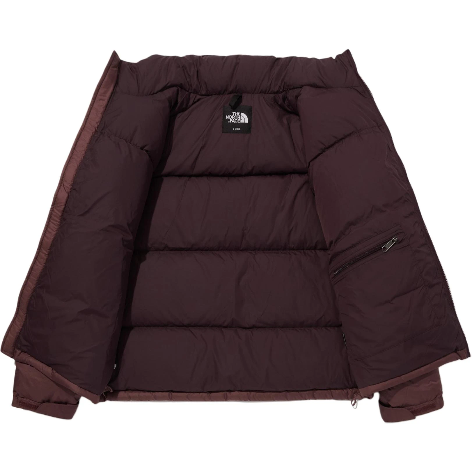 商品[国内直发] The North Face|北面 1996系列 FW24 EcoNuptse Jacket 立领防风可收纳鹅绒羽绒服 男女同款 安哥拉红,价格¥1890,第4张图片详细描述