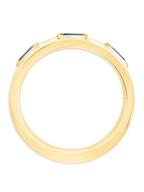 商品Effy ENY|14K Goldplated Sterling Silver & London Blue Topaz Ring,价格¥965,第3张图片详细描述
