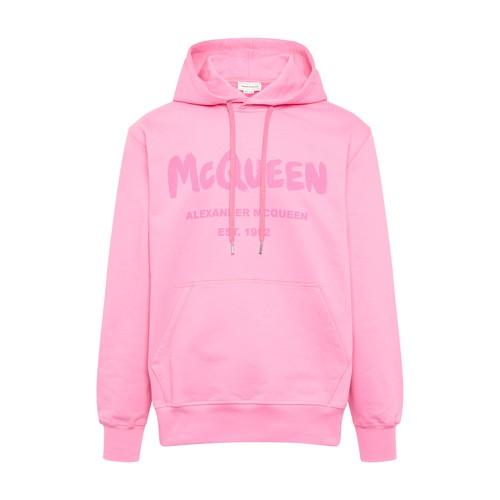 【特惠9.0折】包邮包税【预售7天发货】 ALEXANDER MCQUEEN 23秋冬 男士 卫衣 Graffiti 连帽运动衫 AMQARJ64PIN商品第1张图片规格展示