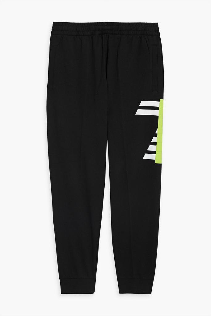 商品EA7|Printed French cotton-terry sweatpants,价格¥677,第1张图片