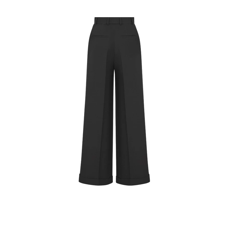 Dior 迪奥 女士黑色羊毛休闲裤 商品