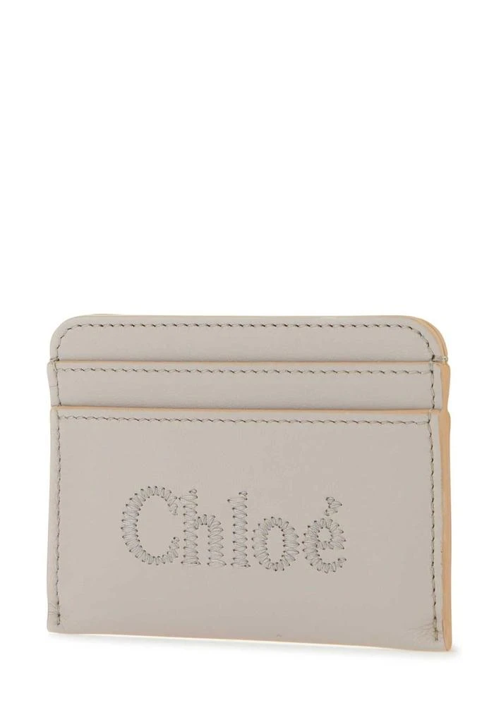 商品Chloé|Chloé Logo Embroidered Cardholder,价格¥1278,第3张图片详细描述
