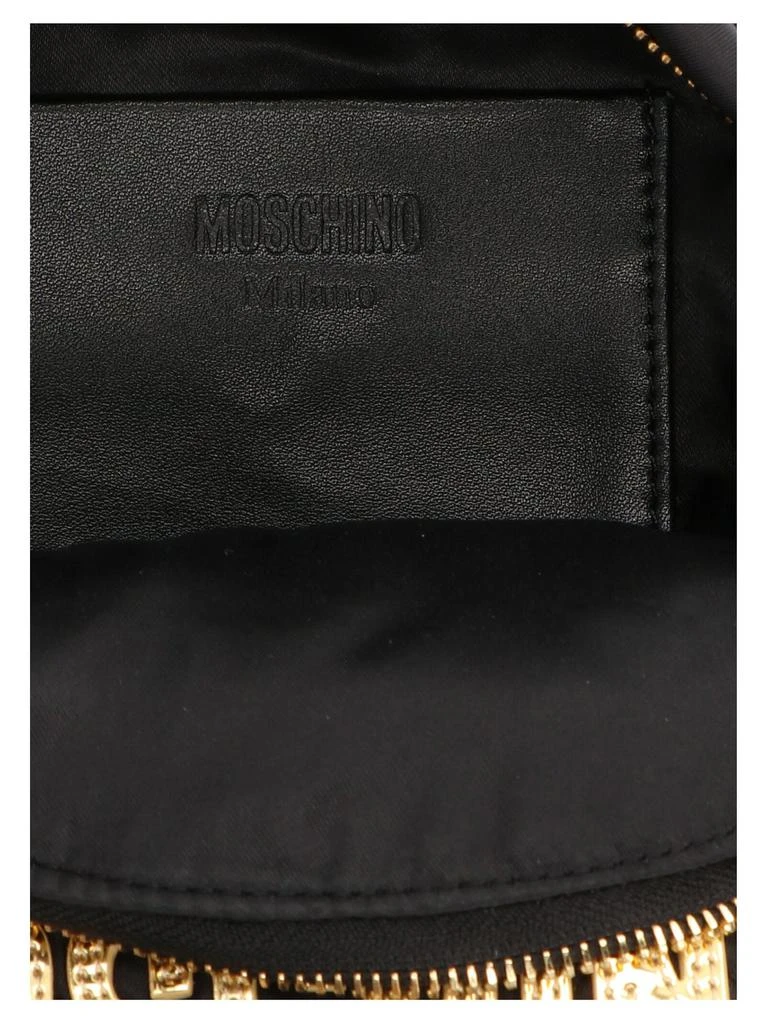 商品Moschino|Moschino Quilted Logo Mini Backpack,价格¥2582,第3张图片详细描述