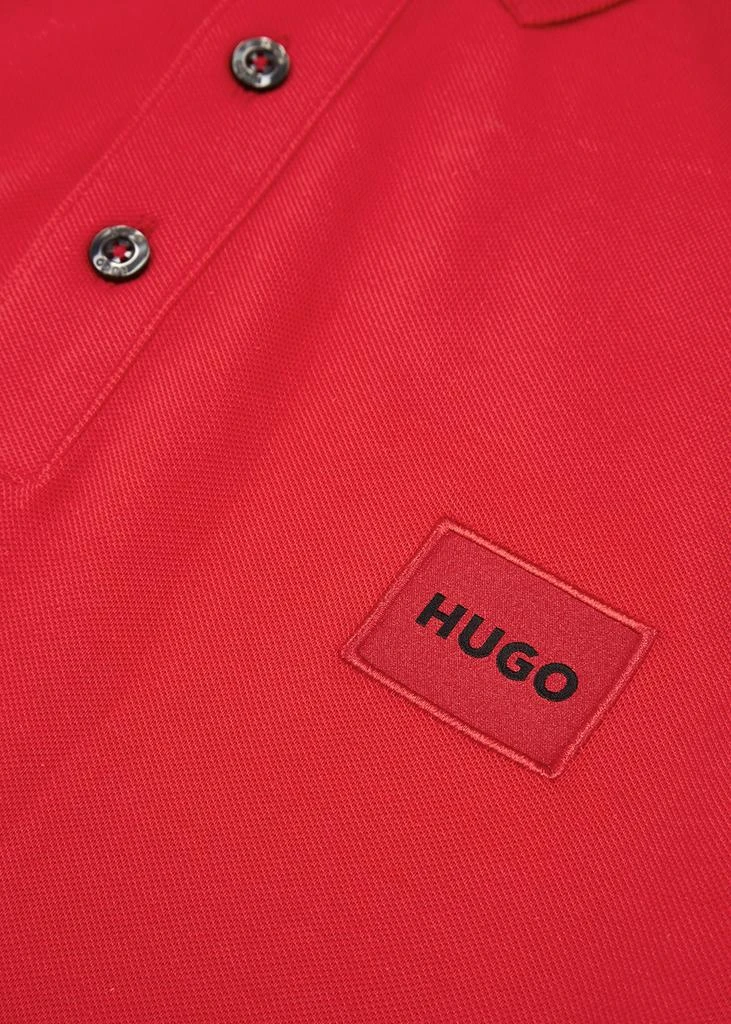 商品Hugo Boss|Red logo piqué cotton polo shirt,价格¥454,第5张图片详细描述