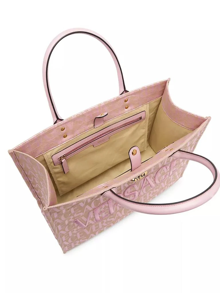 商品Versace|Medusa Monogram Canvas Tote Bag,价格¥12493,第3张图片详细描述