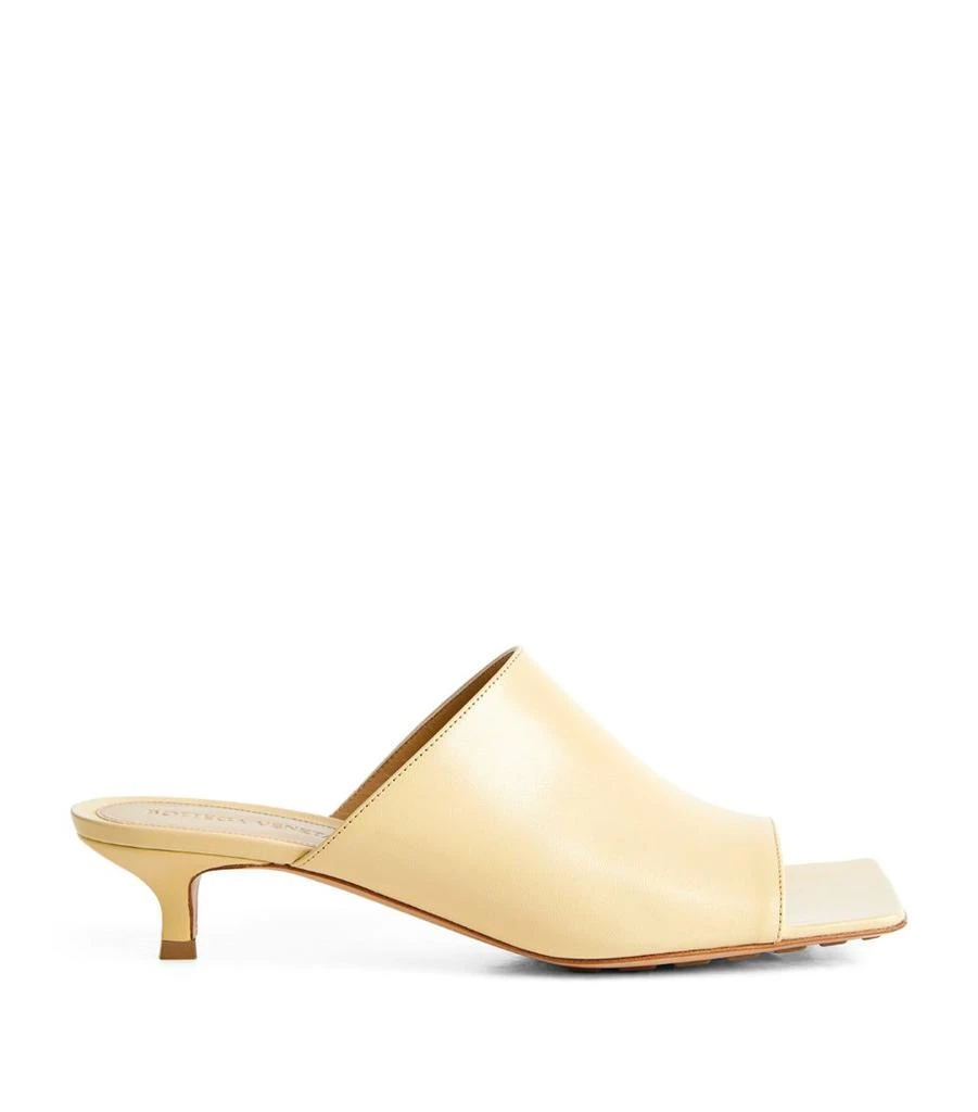 商品Bottega Veneta|Leather Stretch Mules 40,价格¥7270,第1张图片