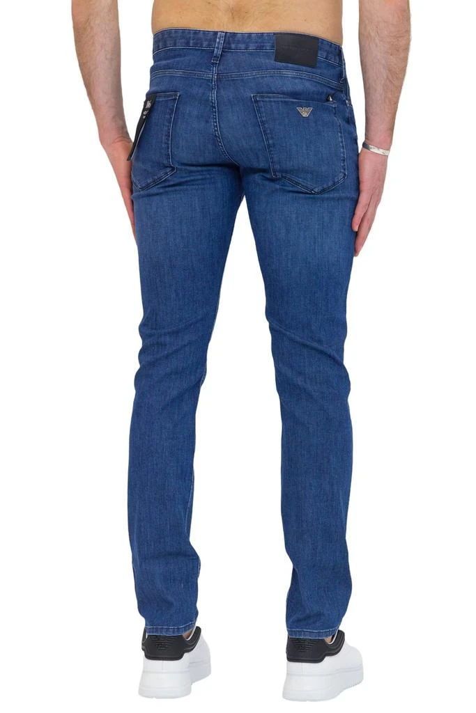 商品Emporio Armani|Emporio Armani Logo Embroidered Slim Jeans,价格¥1766,第2张图片详细描述