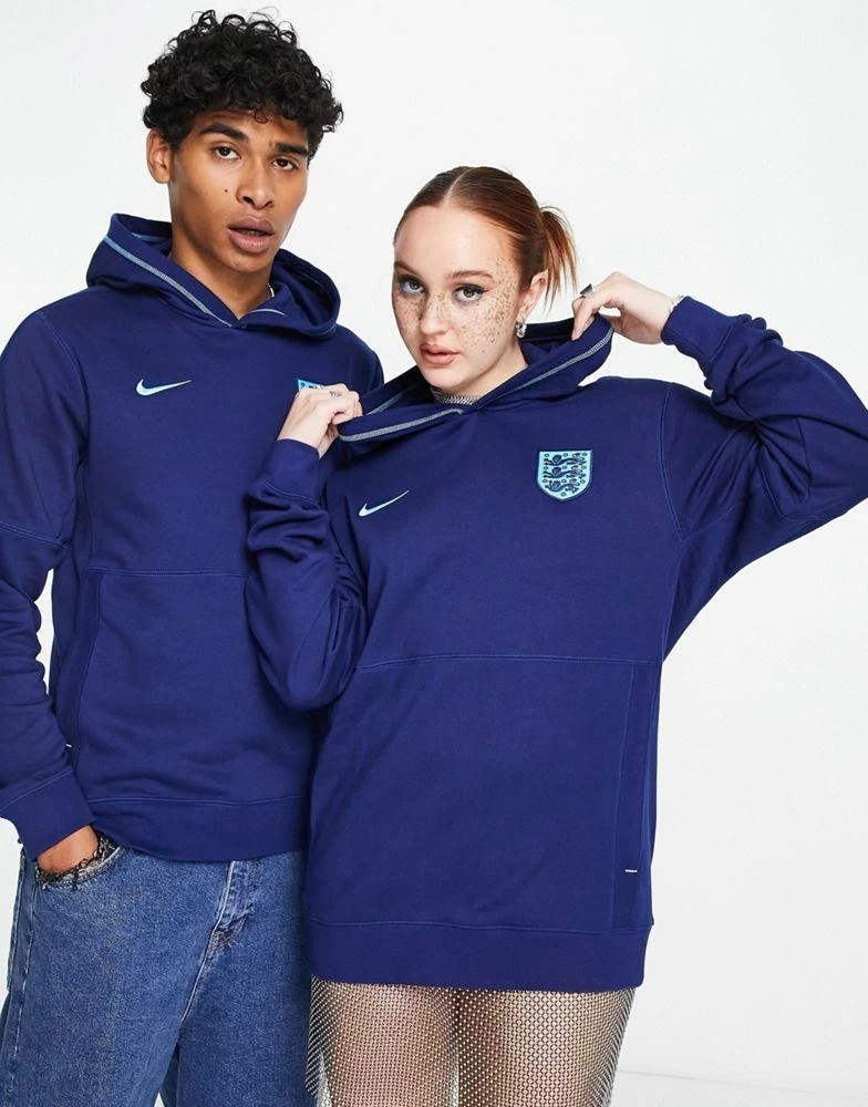 商品NIKE|Nike Football World Cup 2022 England unisex travel fleece sweat hoodie in dark navy,价格¥495,第1张图片