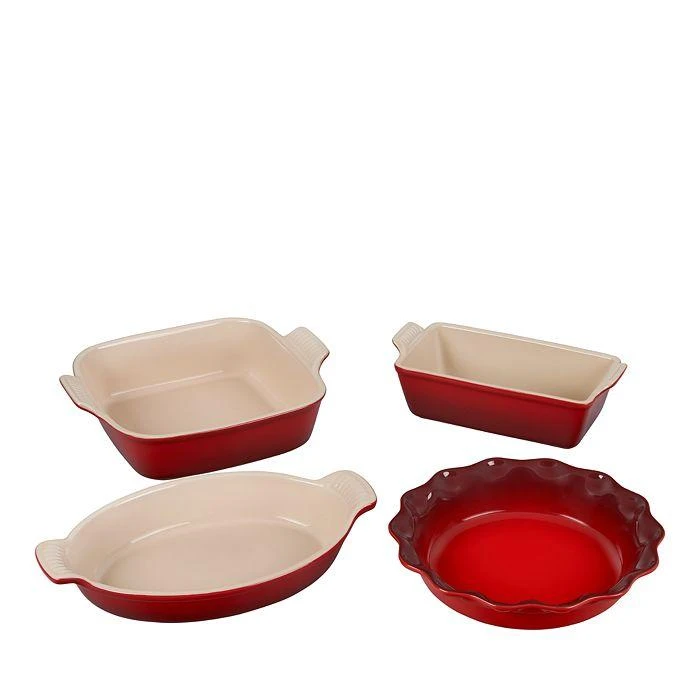 商品Le Creuset|4 Pc Stoneware Baking Set,价格¥1309,第1张图片