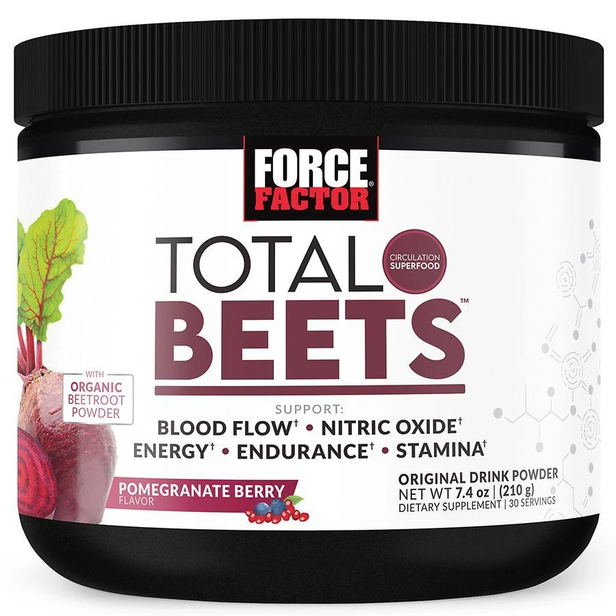 商品Force Factor|Total Beets Powder Pomegranate Berry,价格¥131,第1张图片