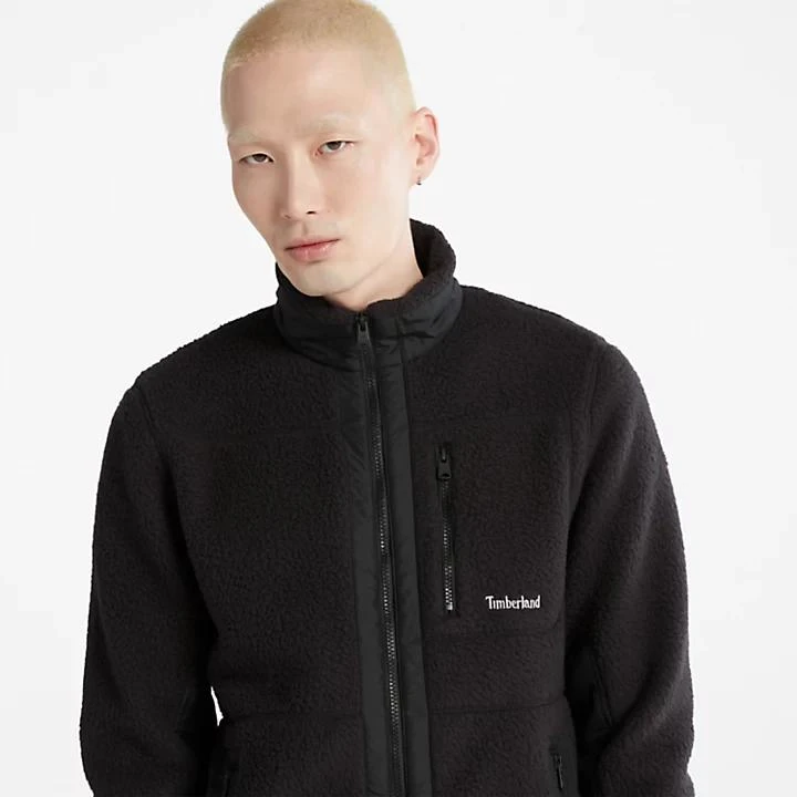 商品Timberland|Sherpa Fleece Jacket for Men in Black,价格¥1107,第5张图片详细描述