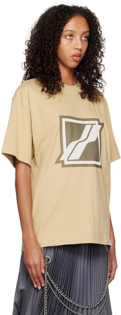 Beige Bonded T-Shirt商品第2张图片规格展示