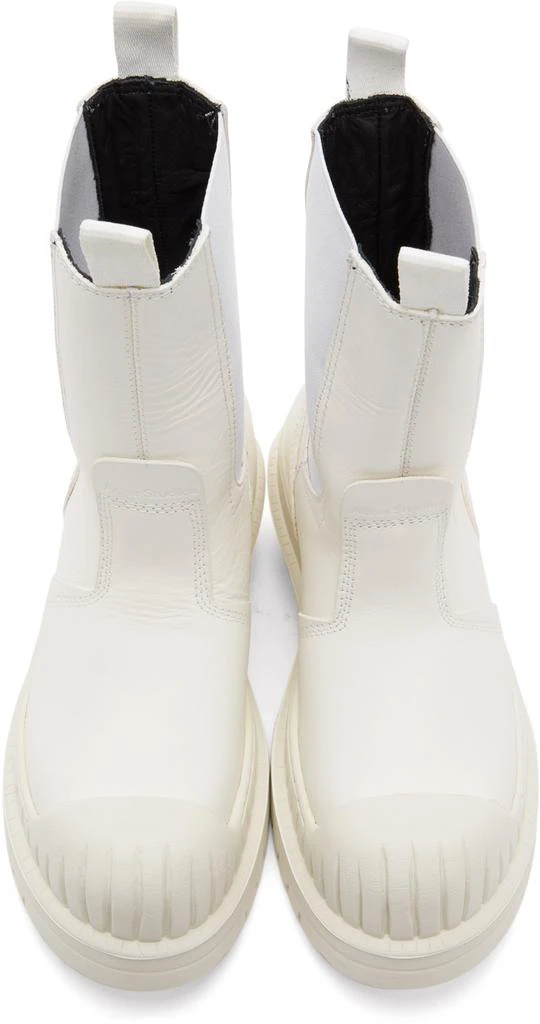 商品Acne Studios|White Leather Chelsea Boots,价格¥2312,第5张图片详细描述