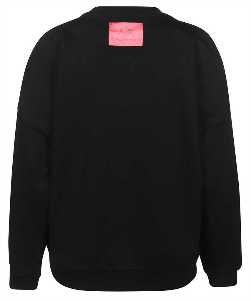 Armani Exchange COLD SHOULDER ORGANIC COTTON Sweatshirt商品第2张图片规格展示