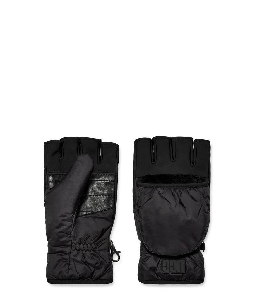 商品UGG|Water-Resistant Recycled Nylon Flip Mitten with Recycled Micofur Lining,价格¥296,第1张图片